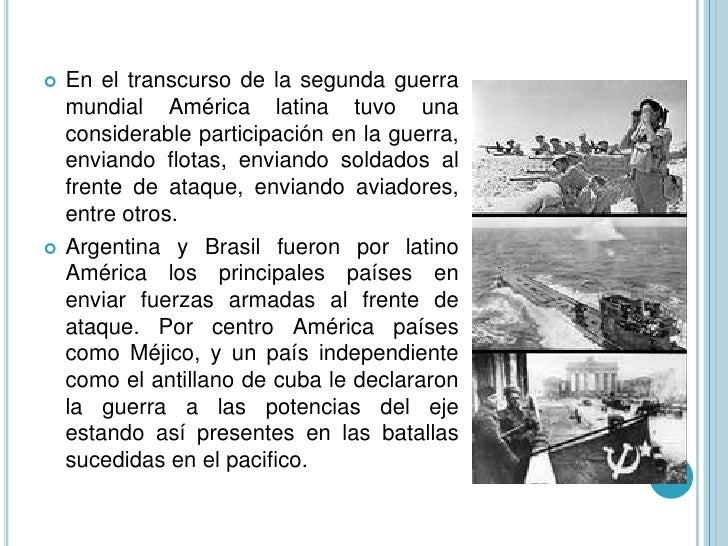 América durante la segunda guerra mundial