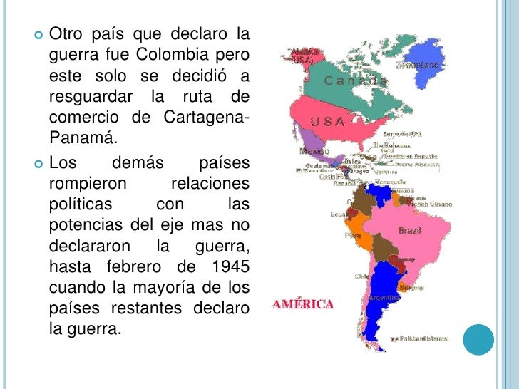 América durante la segunda guerra mundial