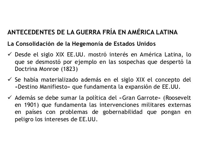 Situacion Politica De America Latina Despues De La Segunda Guerra