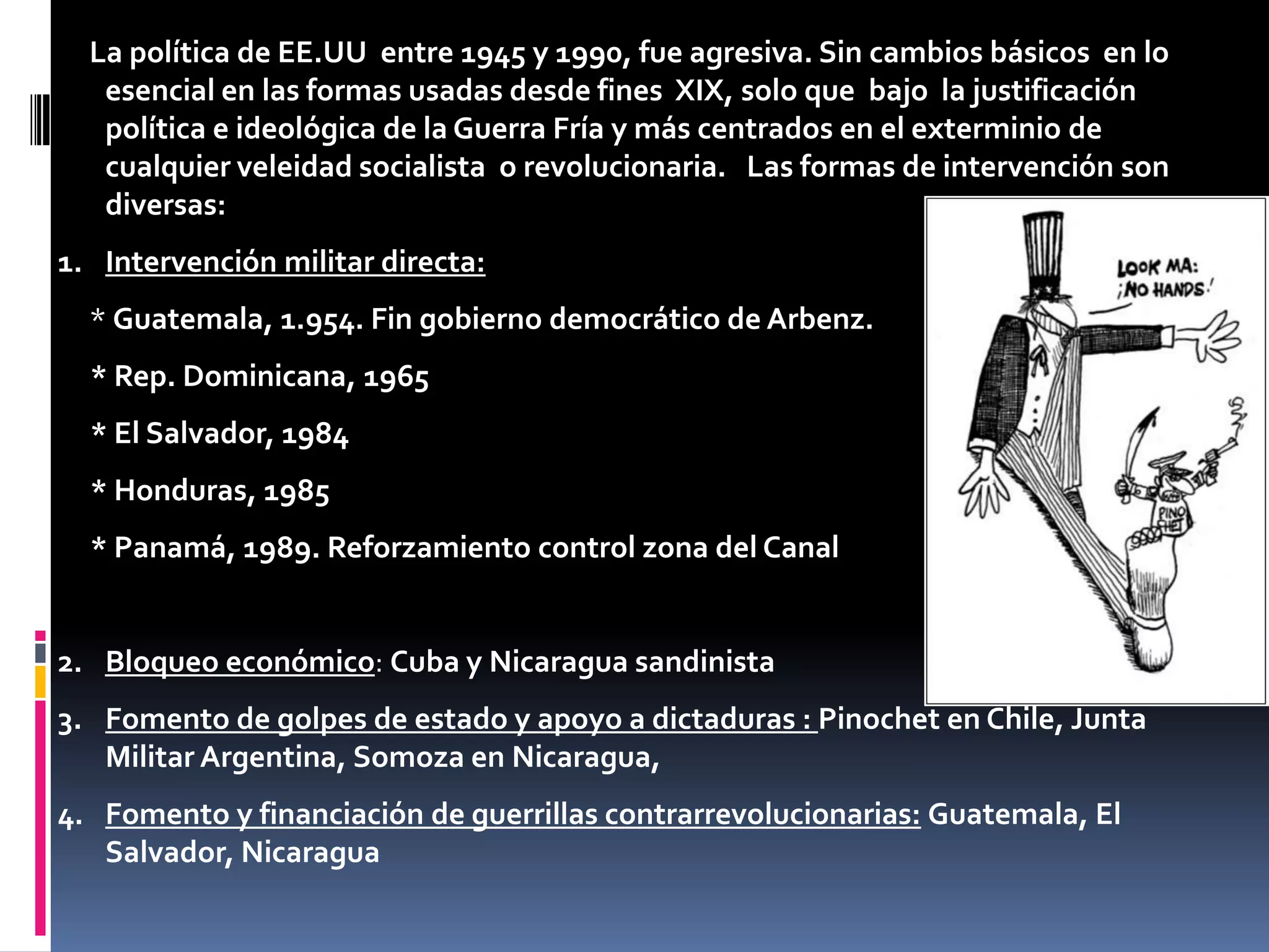 América latina en la guerra fría | PPTX
