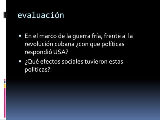 América latina en la guerra fría | PPTX
