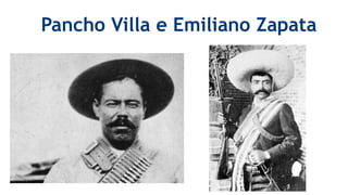 PLANO AYALA
proposta criada por Emiliano Zapata, que
constituia na derrubada do governo de
Madero e, um processo de reform...