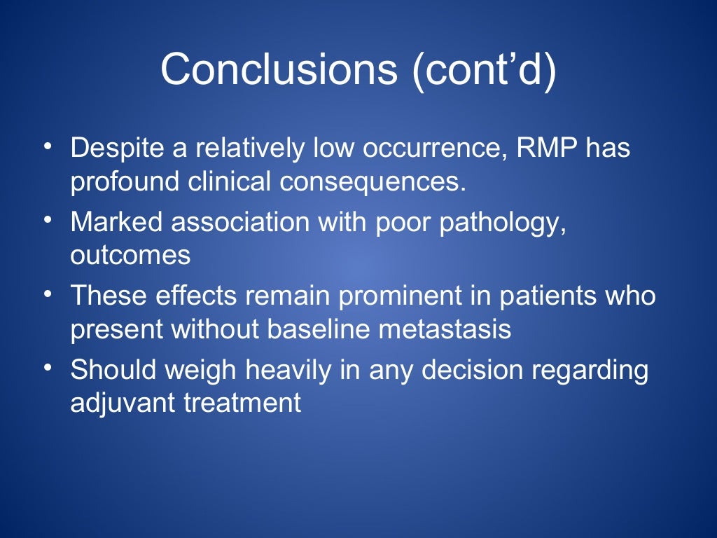 Radial Margin Positivity As A Poor Prognostic Factor For Colon Cancer