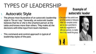 CHARACTERISTICS AND SKILLS OF EFFECTIVE LEADERSHIP | PPTX