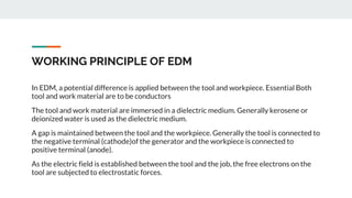Electric Discharging Machine(EDM)