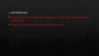 Fssai Standards for milk and packaging water