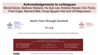 Knowledge, attitudes and practices among smallholder livestock farmers in Africa: Showing unmet research needs