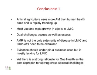 Investing in agriculture to reduce human health externalities: A low- and middle-income country perspective