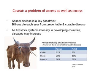 Investing in agriculture to reduce human health externalities: A low- and middle-income country perspective