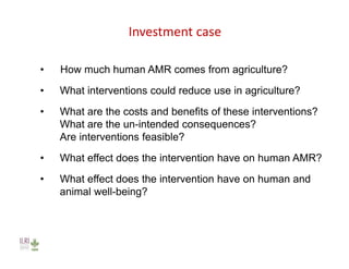 Investing in agriculture to reduce human health externalities: A low- and middle-income country perspective