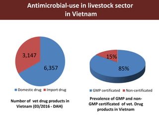 Assessing antimicrobial resistance and antibiotic use in agricultural food system: Experience from Vietnam