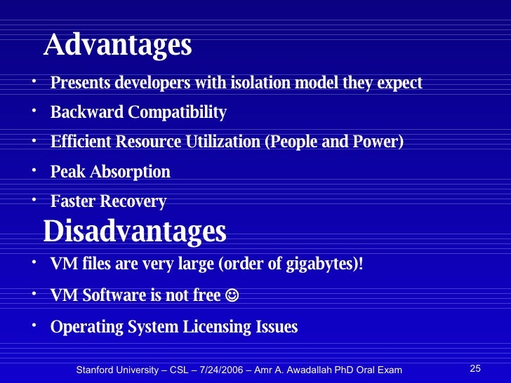 Applications of Virtual Machine Monitors for Scalable, Reliable, and