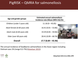 ILRI research on foodborne diseases and antimicrobial resistance associated with pigs