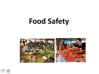 ILRI research on foodborne diseases and antimicrobial resistance associated with pigs