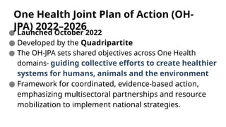 One Health Action Tracks Comprehensive Overview of Antimicrobial Resistance and One Health ...