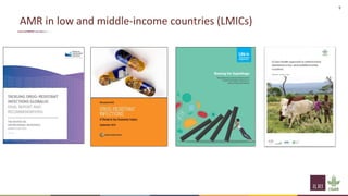 9
AMR in low and middle-income countries (LMICs)
 
