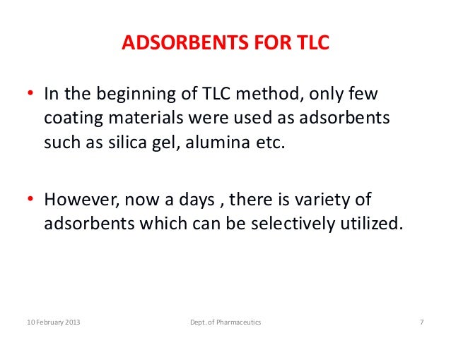 Thin Layer Chroatography