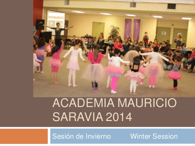 Academia Mauricio Saravia 2014 Winter Celebration
