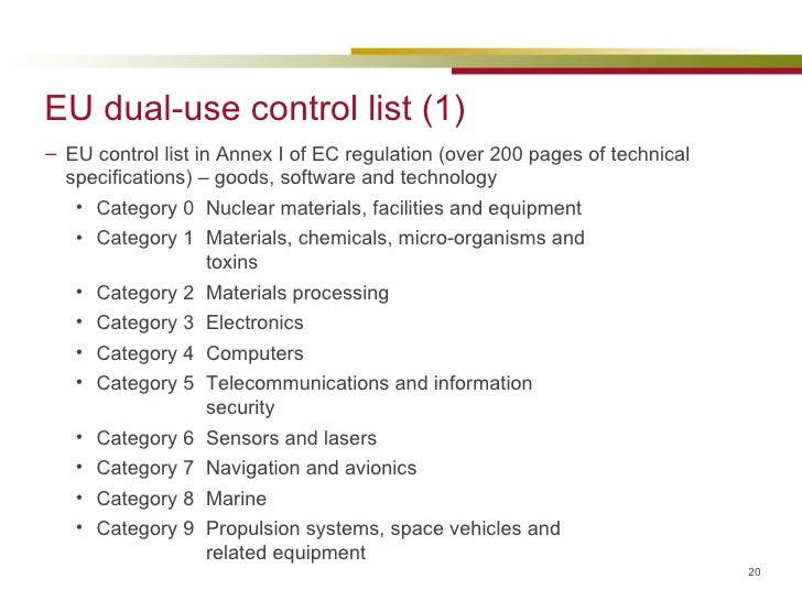 Export Control Fundamental for Compliance managers