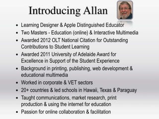 Introducing Allan

 