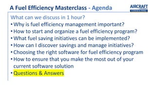 Fuel Efficiency workshop JUN18 | PDF