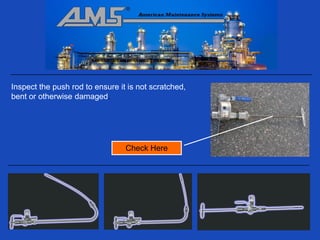 Inspect the push rod to ensure it is not scratched,
bent or otherwise damaged.




                                 Check Here
 