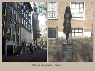 Casa şi statuia Annei Frank 