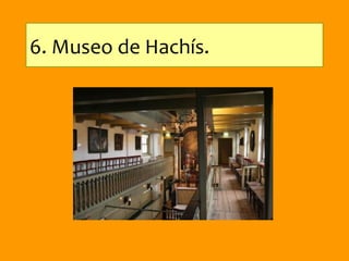 6. Museo de Hachís.
 