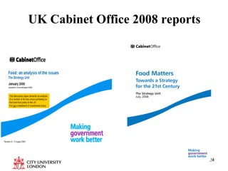 UK Cabinet Office 2008 reports 