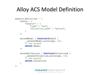 Alloy ACS Model Definition

 