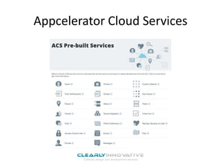 Appcelerator Cloud Services

 