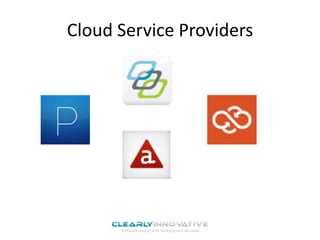 Cloud Service Providers

 