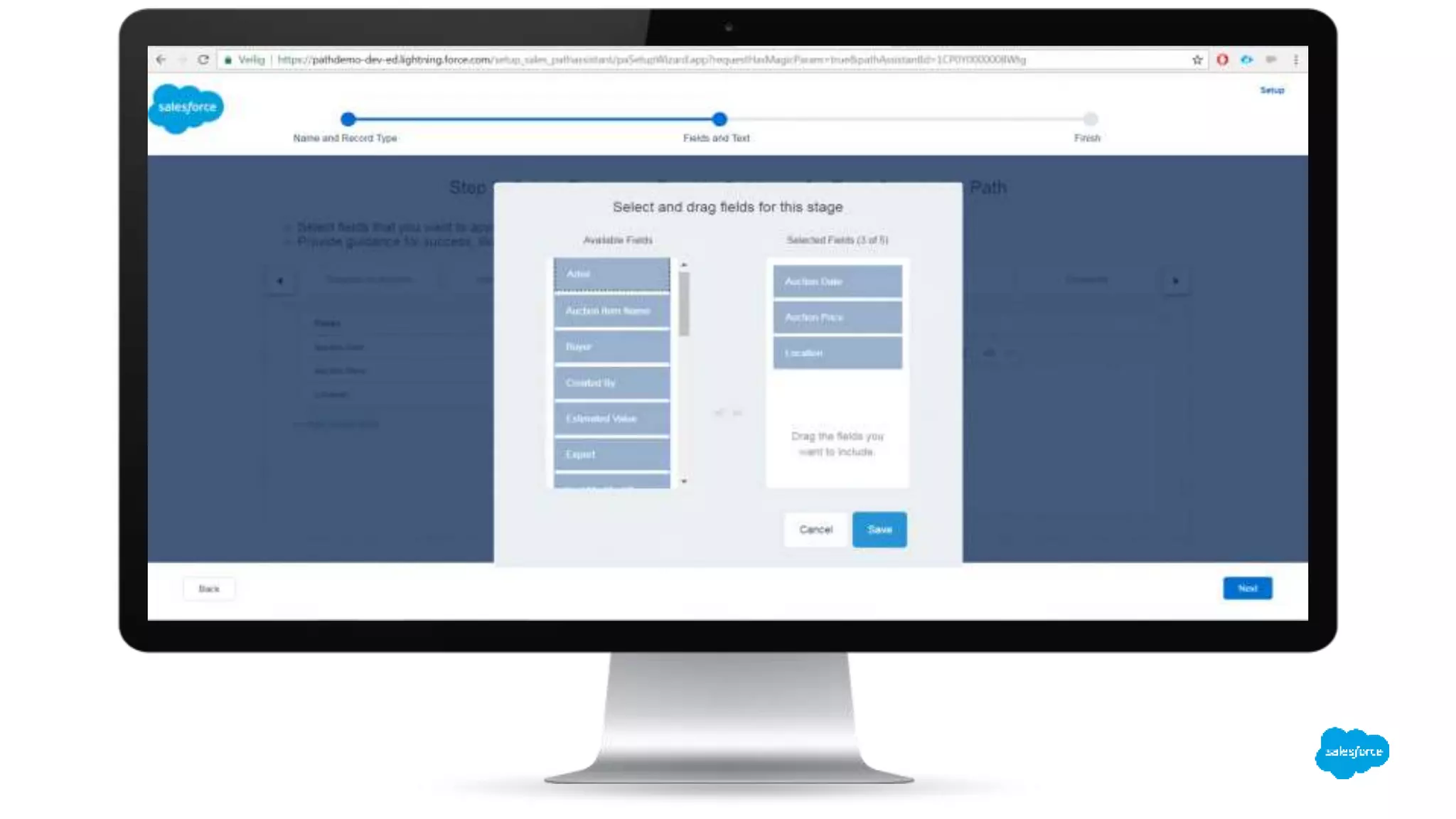 Salesforce World Tour Amsterdam:  Guide your users through a process using path