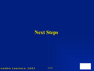 Next Steps 
