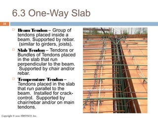 Tendons In Civil Post-Tension Concrete - Info session for Contractors | PPT