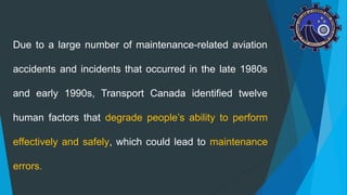Understanding the Filthy Fifteen: Key Human Factors in Aviation ...