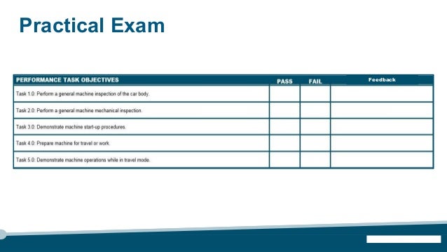 increasing performance based feedback in on the job training training checklists