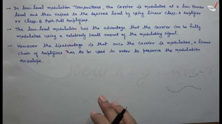 Am transmitter | Communication Systems