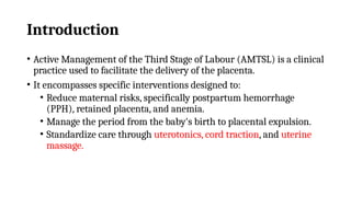 Active Management of Third Stage of Labor.pptx