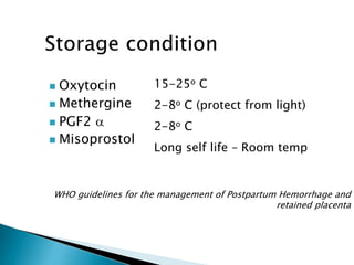 Amtsl – active management of third stage of | PPTX