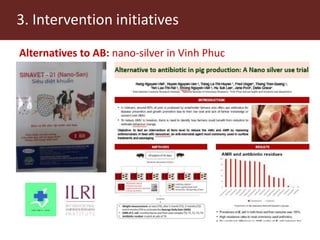 Antimicrobial resistance and antimicrobial use initiatives in agricultural food system in Vietnam