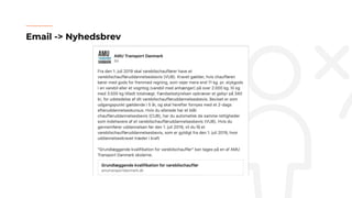Email -> Nyhedsbrev
 