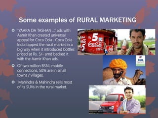 Amul- Rural Marketing | PPTX