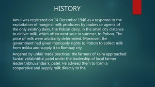 Amul – as a social enterprise by: sam symon | PPTX