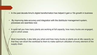 Amul dairy operations | PPTX