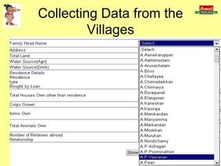Collecting Data from the Villages 