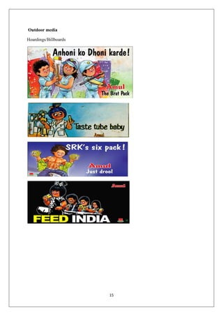 15
Outdoor media
Hoardings/Billboards
 