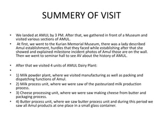 Amul dairy presentation | PPTX