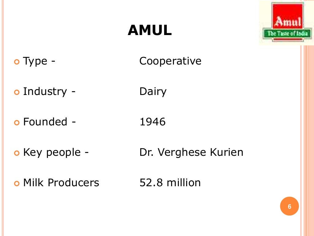 Amul distribution network
