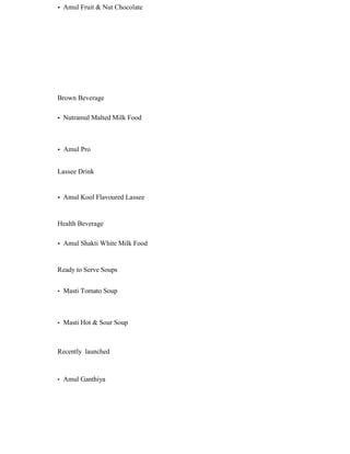 Amul Project.pdf Amul final pdf | PDF